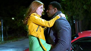 Redheaded girl is way too hot not to get blacked hard