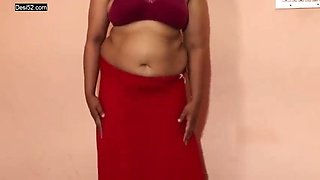 Indian Bbw Aunty In Homemade