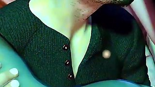 Celestial Curves: 3D Girl with Divine Assets - 3D Animation