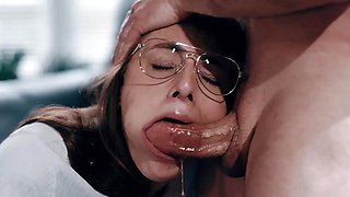 FootsieBabes Big Titty Secretary Lena Paul Uses Private Meeting As An Excuse To Fuck