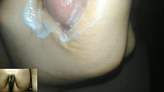 Solo Masturbation on a video call