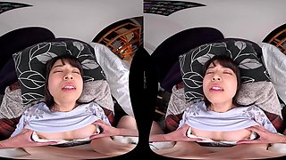Japanese VR Passion Explodes With Darkhaired Babe Heat