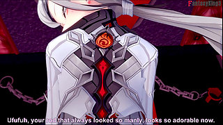Arlecchino blowjob - 1 - Genshin Impact