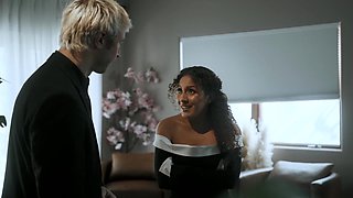 Ebony goddess Liv revamps wild session with Chad in a steamy blend of BJs and interracial heat