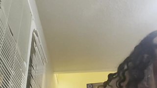 Emo gf sees how long she can twerk her