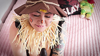 Scarecrow Dildo Play