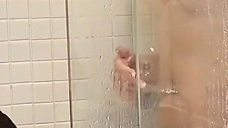 Agatha Mama in the Shower Is Hotter Husband BBC Arrives Just as MILF Wife Is Taking a Shower