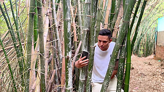 ANAL SEX IN THE WOODS: Kitty DJ's GIANT ASS has no limits outdoors