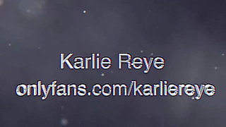 Karlie Reye fucks herself in the target dressing room
