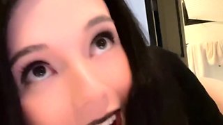 Lovely Amateur teen brunette masturbating outdoor