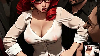 Schoolgirls show their tits to strangers in The Mosh Pit