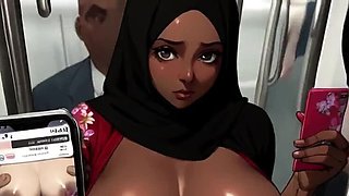 Big Titty Somali Girl Gets Anal & BBC Creampie on Eid - Hentai 3D Animation
