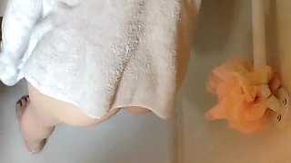 POV Hana in Shower Time POV Video