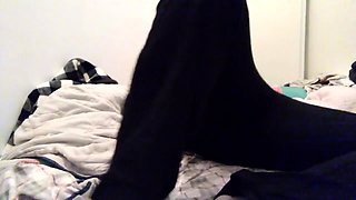 PAWG mit kleinen Titten probiert Yogahosen an  dicke Obersc