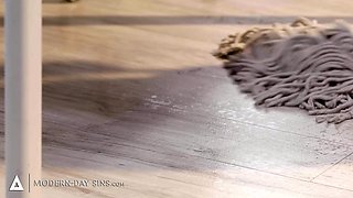 MODERN DAY SINS Overworked Chief Takes A Break To Rock-hard Rectal The Perv Office Maid Kenna James