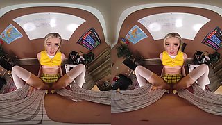 Final VR Conk Test Before Date - Fuck Your Hot Blonde College Friend Hailey Reid XXX Parody VR Porn