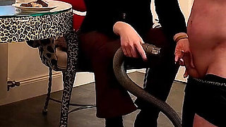 Lady Medea Hard Cock Vacuuming Verbal Humiliation