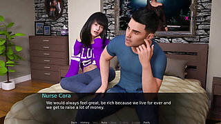 19 - Dusklight Manor - Jhon Fucked Nurse Cora in Her Bed and Cum Inside Her Tight Pussy