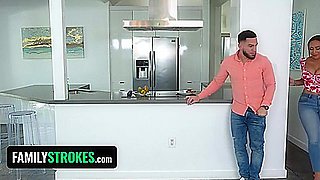 Cheating Mature Slut Sucks And Fucks Her Handsome Step In Front Of Her Husband