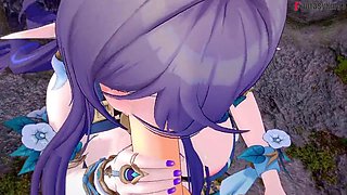 Lauma Gives a Hot Blowjob - Genshin Impact