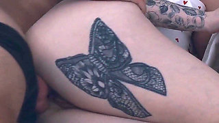 Step Mom and Step Sister Share Bed with Step Son in Naughty Hotel Romp