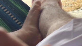 Wife Masturbates Me in Public Because She Likes to Feel the Risk of Being Caught