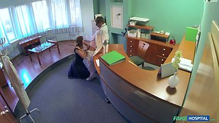 Doctor Gives His New Receptionist A Full Body Fucking