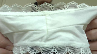 Sniff Slave Geraldine's Panties and Masturbate! Lady Victoria Valente