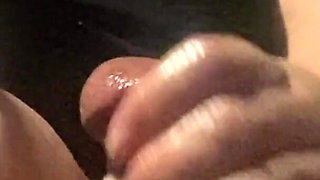 Hot Handy Blonde GILF Worships Black Cock Stroking for Black Seeds in Her Hand and Mouth