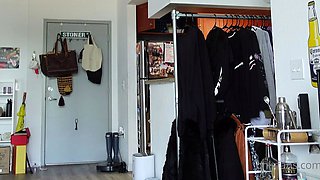 Amateur Webcam Teen Flashes Masturbates