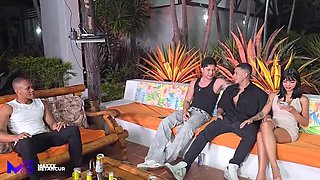 Hot Colombian GF Cheats with Big Cock - Max Betancur Fucks Blonde Behind Her Back