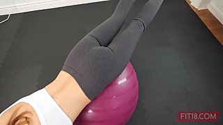 Skinny American Student Fucks Personal Trainer At The Gym - 60fps Pov - Stella Sedona