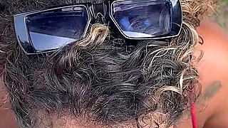 Beautiful Ebony MILF with Big Ass Rides a Huge Dick While Her Husband Is Not Around