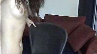 Amateur Webcam Cute Teen Plays Solo with Big