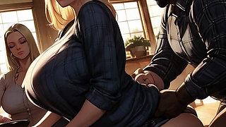 Spicy Toons: My Blonde Stepdaughter the Cocktease, the Full Movie