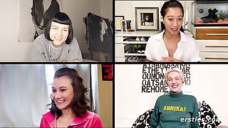 Annika Makes Her Girl Shake On Her Tongue