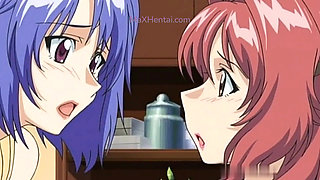 Unexpected Anal Threesome with Girlfriend and her Stepsis (Hentai)