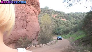 Dyke bae enjoys licking BFF lez pussy while fingering