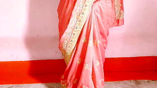 My mom wears a sexy saree