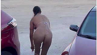 Compilation Of My Dressing Up At The Car
