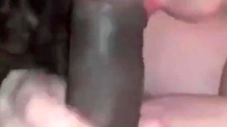 Sucking BBC Back of My Car Moaning and Groaning