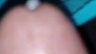 My wife getting a cumshot loaded in her pussy inside her panties