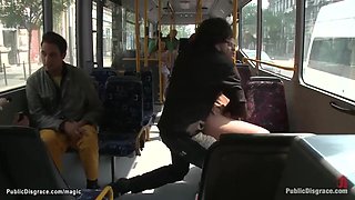 Niki Sweet - Little Euro Babe Fucks On A City Bus