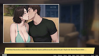 With Great Pleasure #12 - Animated Ai XXX Game - a Hot Foot Job with a MILF