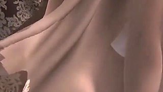 3D Super Hot Asian Mature MILF Bride Wearing Hot Wedding Dress