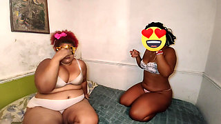 Jaky with Chubby Lesbian Loves Having Her Pussy and Ass Licked