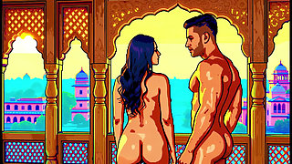 A nude date in India between a young woman and a man ends up having sex in Jaipur's Pink Heart