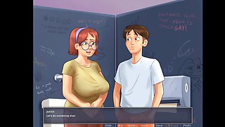 Sex cartoons, girls bathroom, masturbating pussy