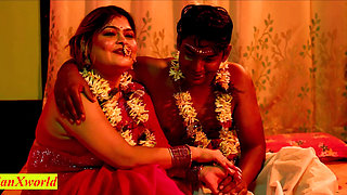 First Night Sex with Hot Indian Girl! Indian Web series Sex