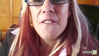 Mature Secretary Crystal Oral 3some Sex